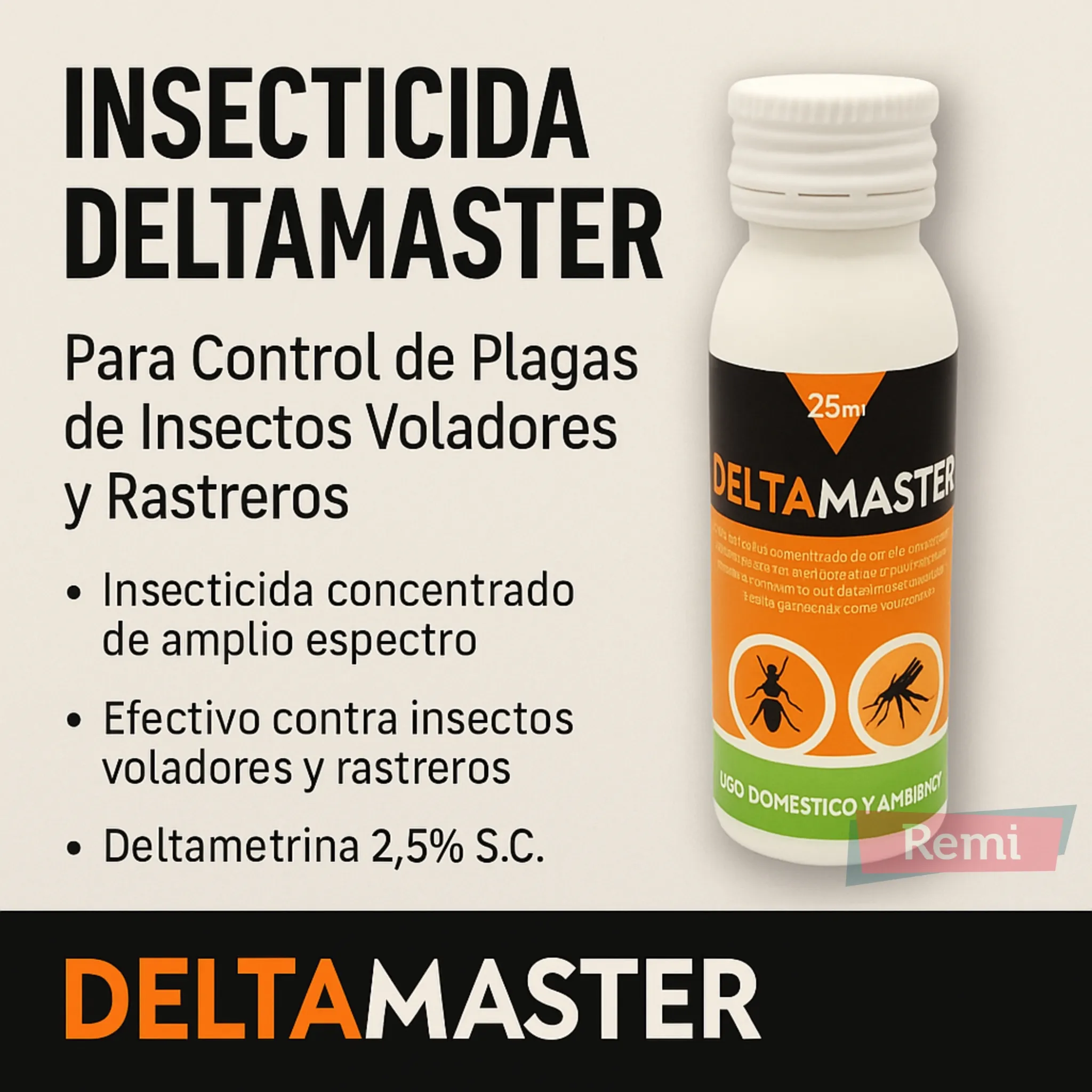 Deltamaster Insecticida Concentrado Líquido 25 ML - Bio Trends - Image 5