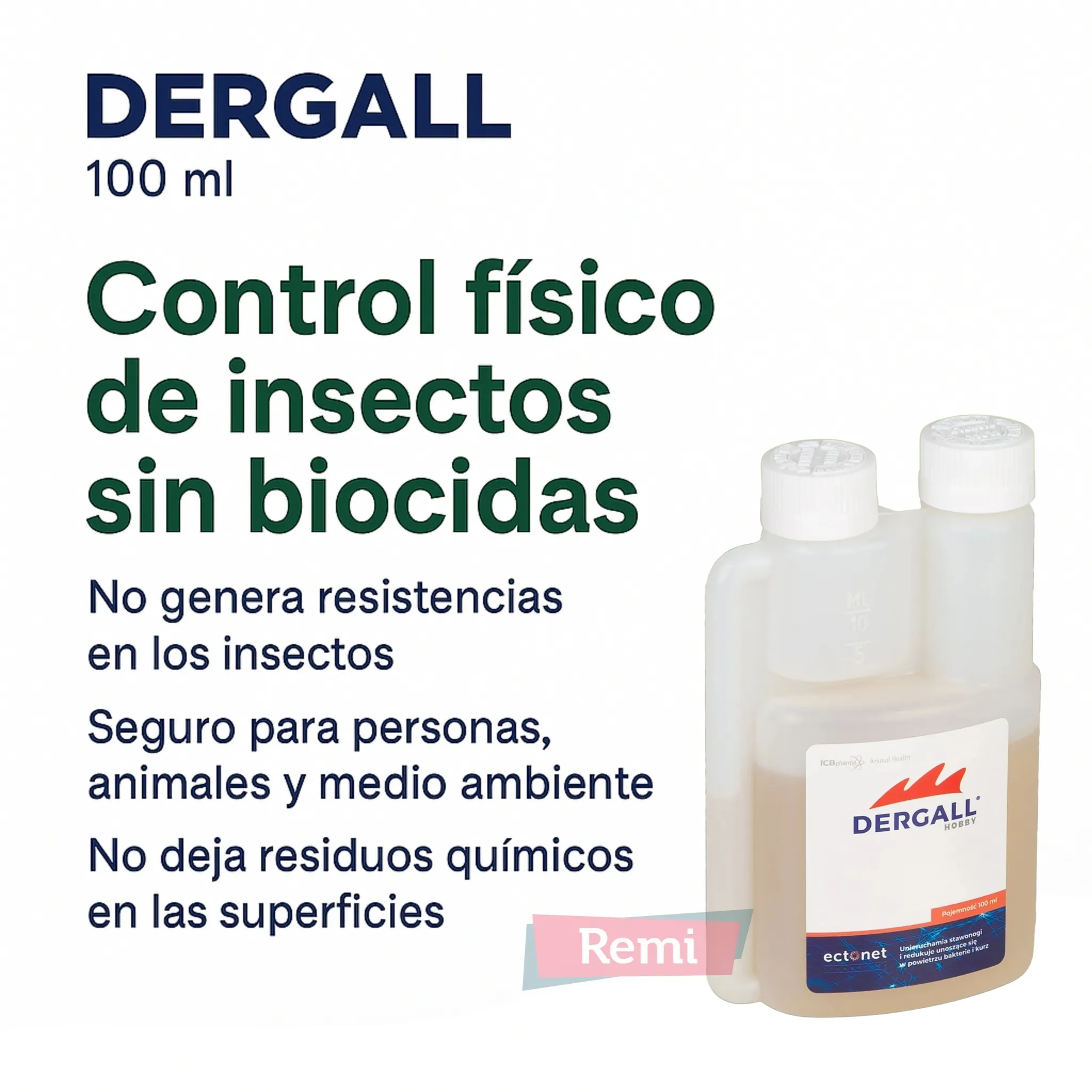 Dergall 100 ml - Control físico contra insectos sin biocidas - Image 5