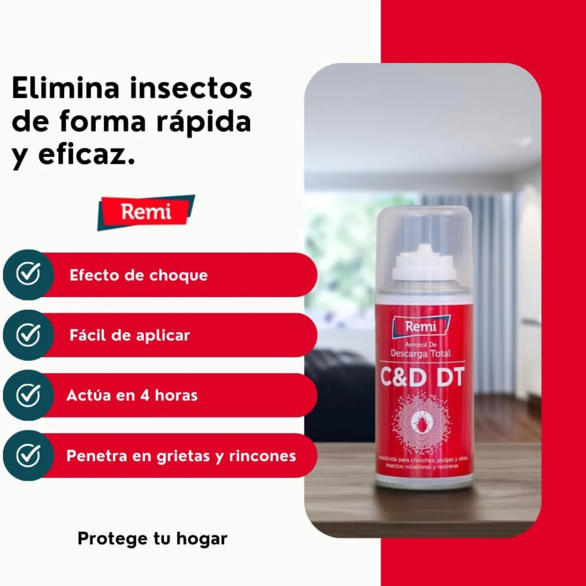 RMI Total - Descarga insecticida para Insectos Rastreros y Voladores 150 ml - Image 4