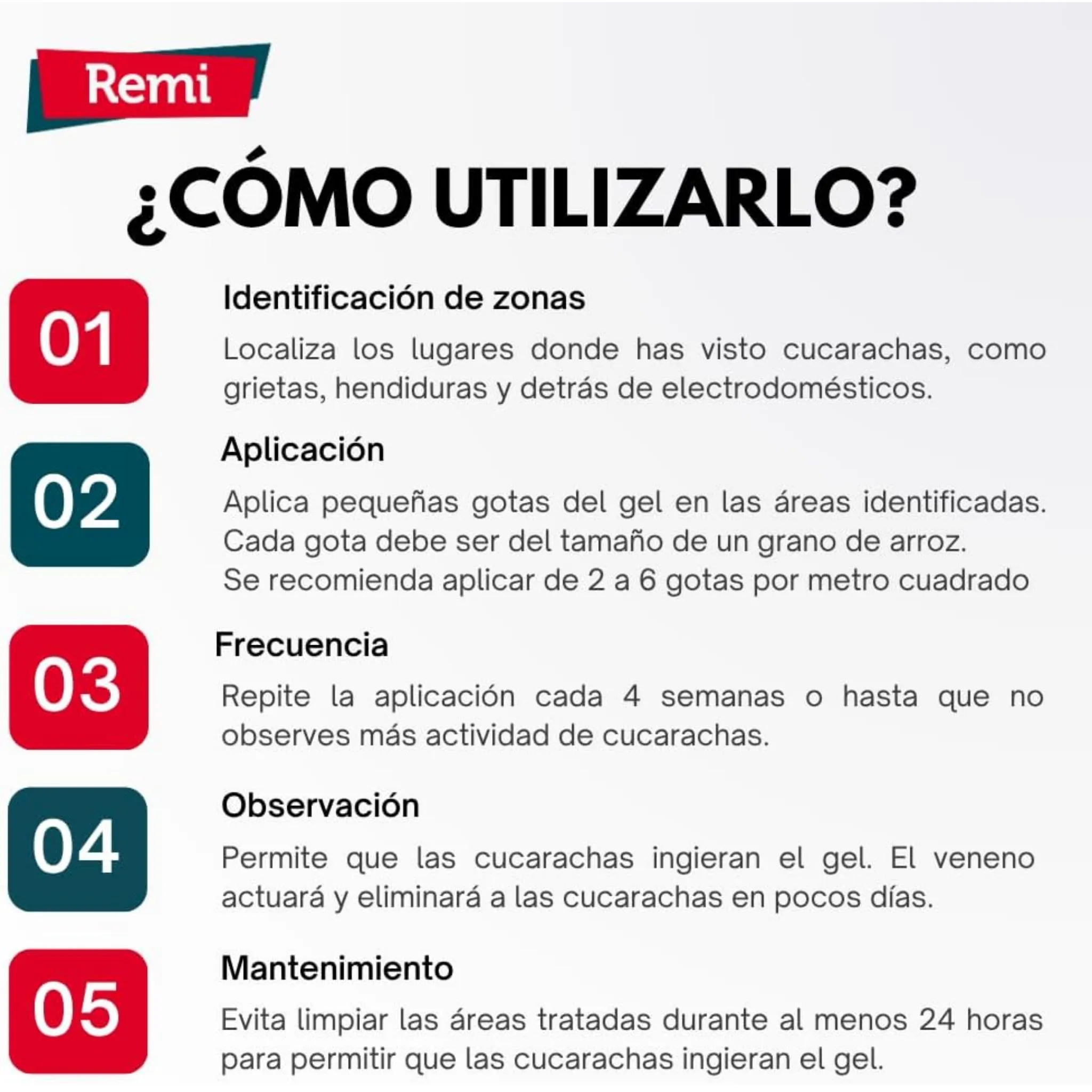 Gel Insecticida Cucarachas 10 gr - Image 3