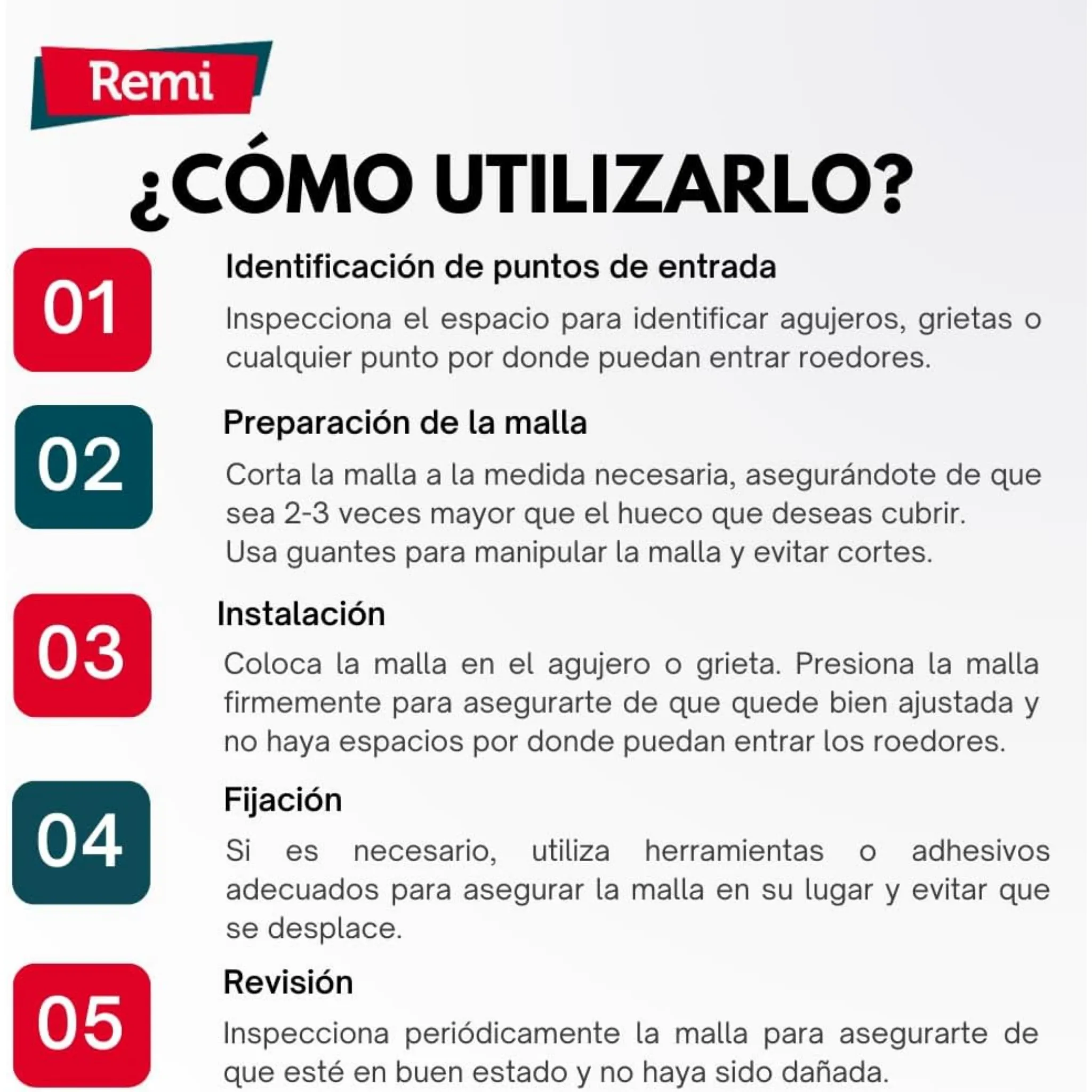 Malla Roedores 3 Metros - Remi Hogar - Image 3