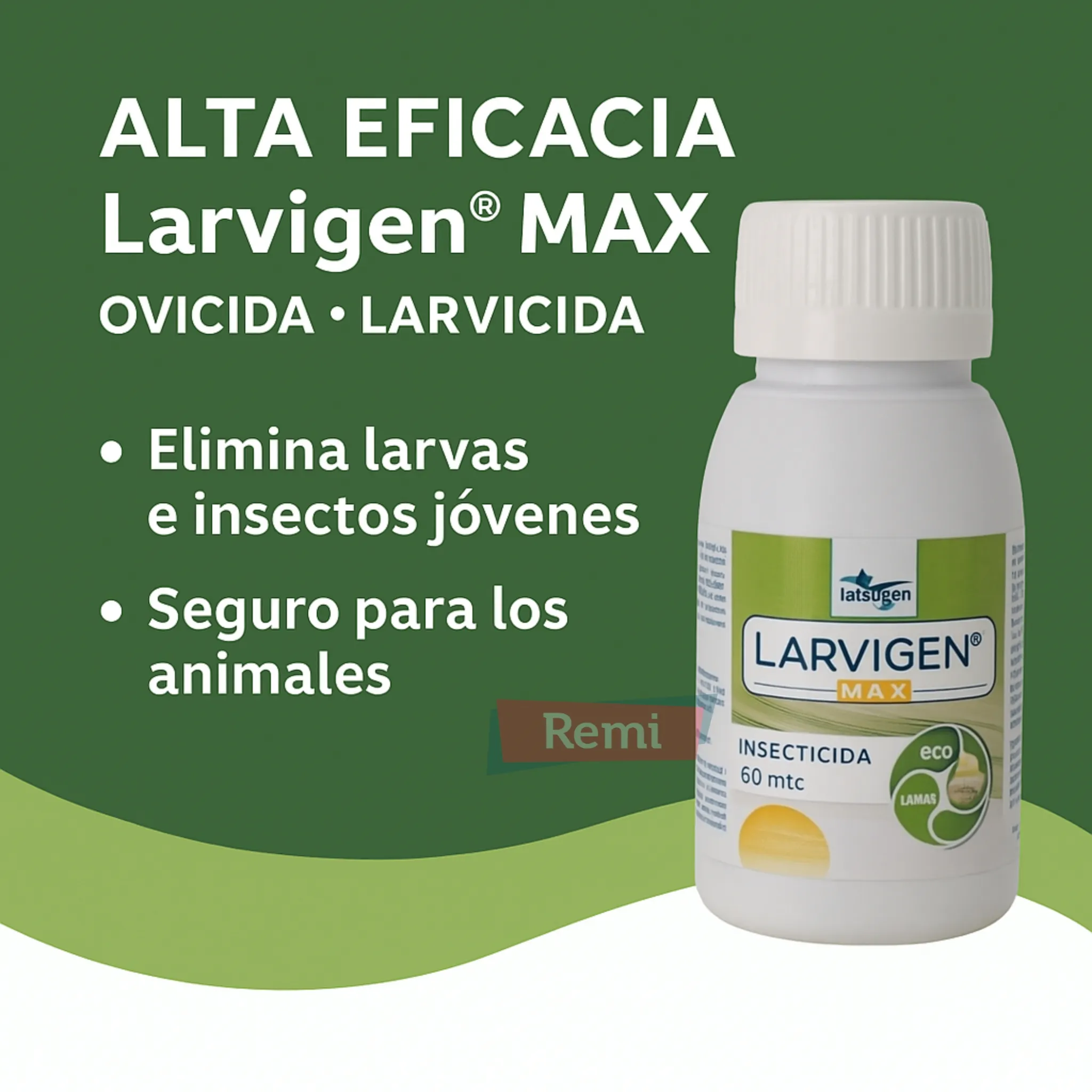 Ovicida y larvicida 60 ml - Larvigen Max SC - Image 4
