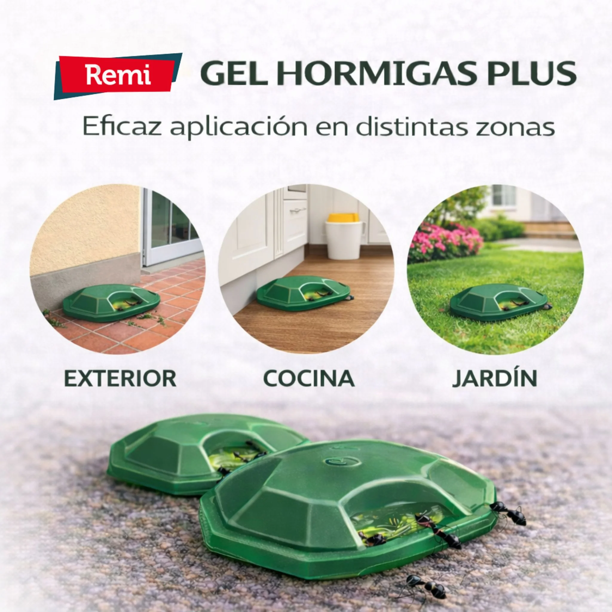 Pack 4 Trampas RMI Gel Hormigas Plus - Remi Hogar - Image 4