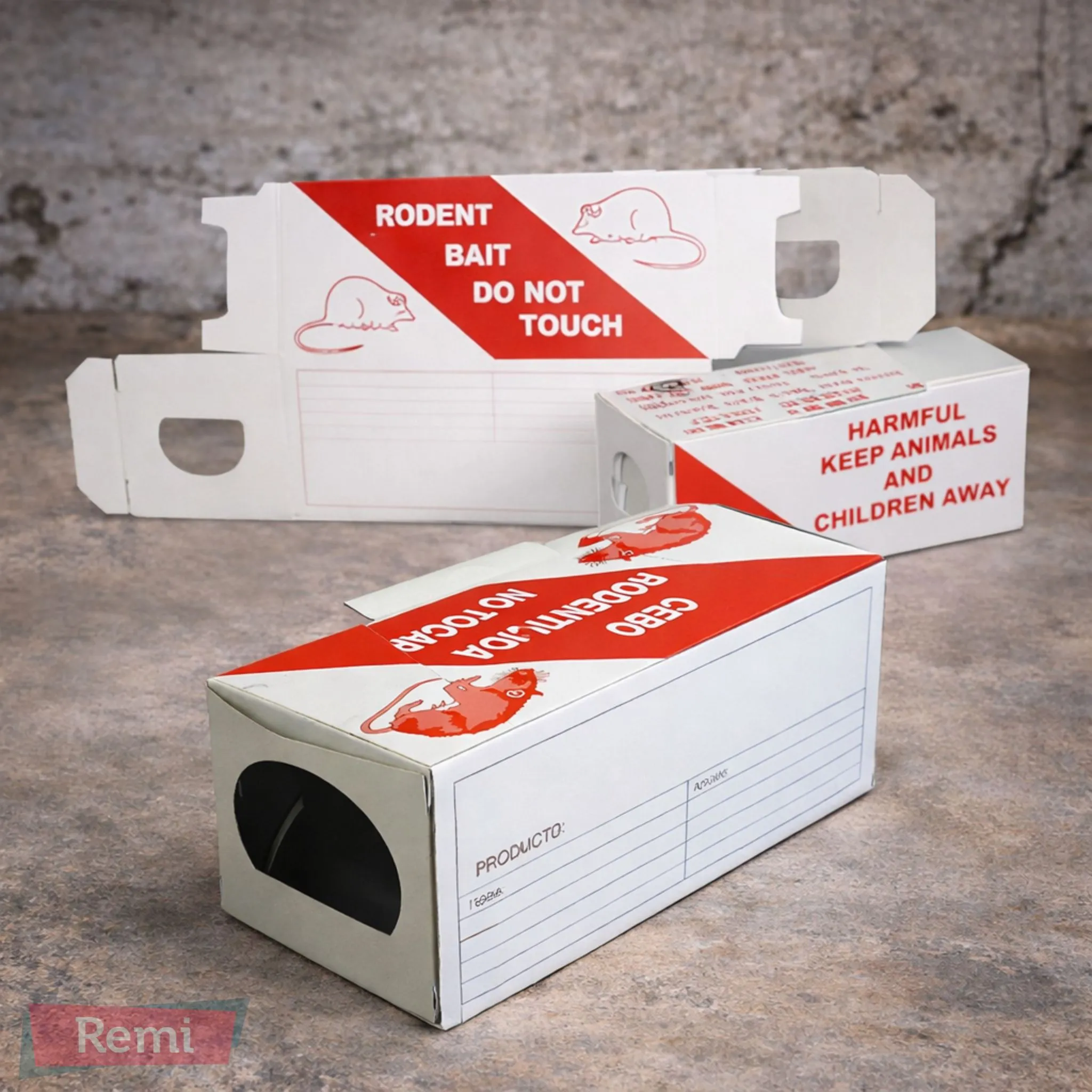 Portacebos de cartón para ratas y ratones - Remi Hogar - Image 3