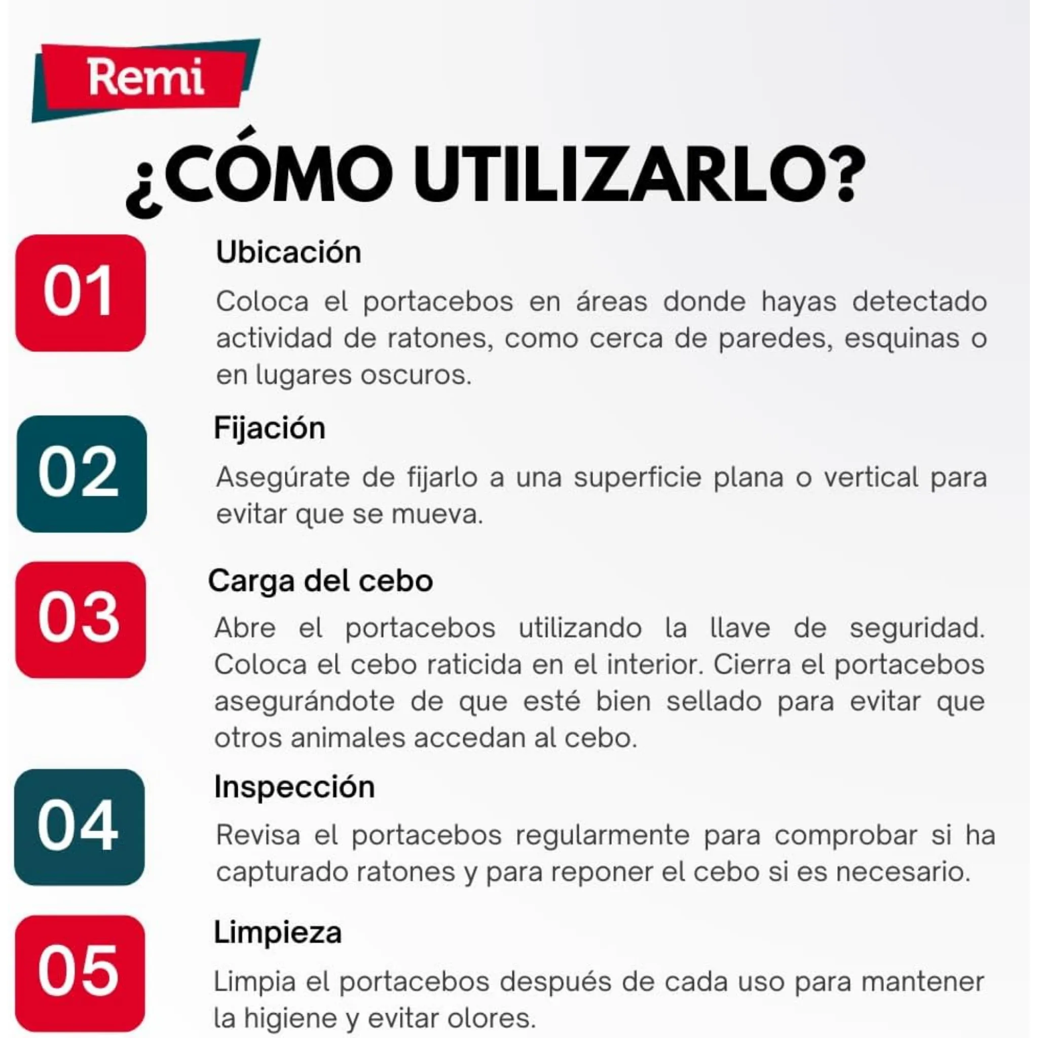 Portacebos Peti para ratón - Remi Hogar - Image 4