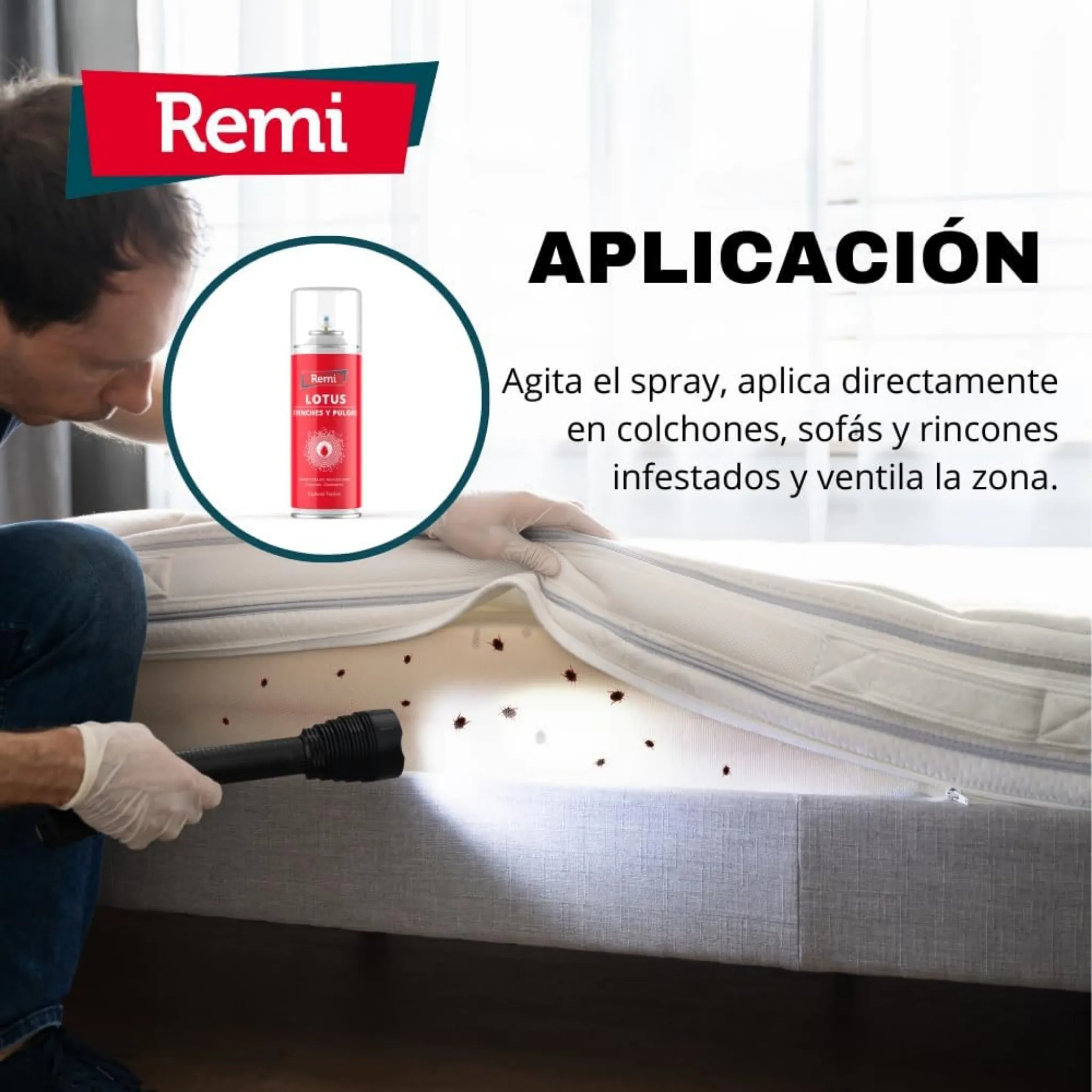 RMI Textiles - Spray Insecticida para Chinches y Pulgas 400 ml - Image 5