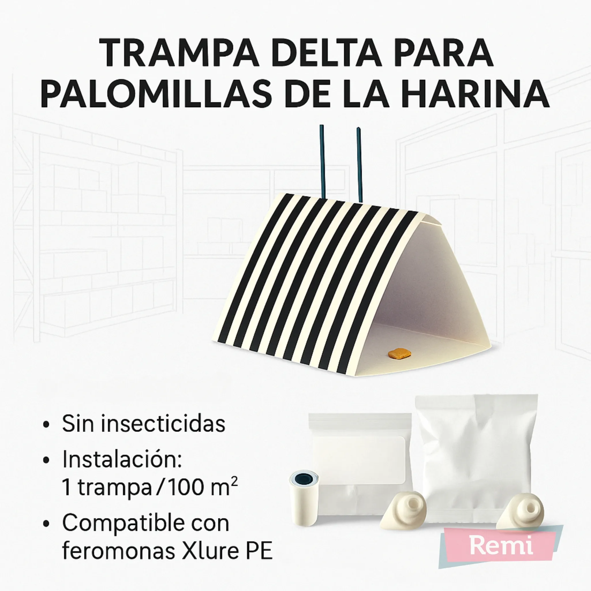 Trampa Delta para Polillas de la Harina - Image 4