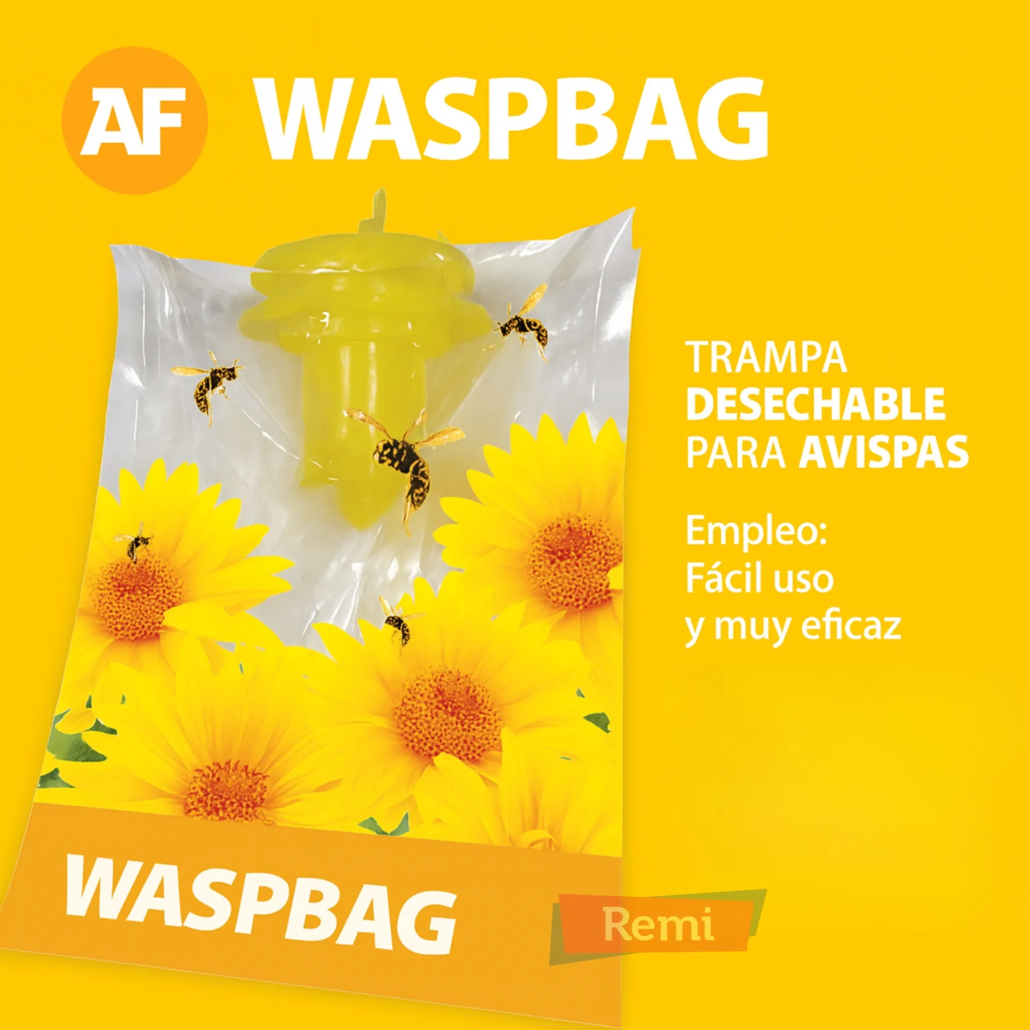 Trampa desechable para avispas con atrayente - Agrisense - Image 4